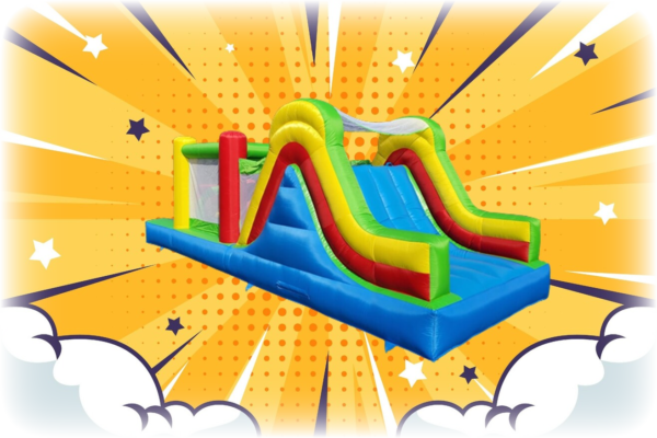 Bounce house rental Chicago - Rainbow Obstacle Course