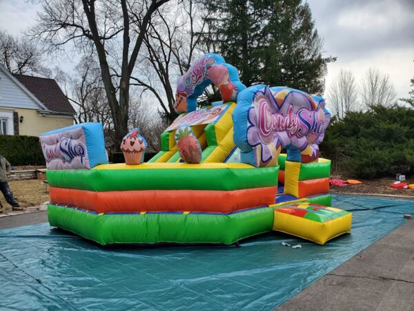 Candy Shop side Bounce house rental