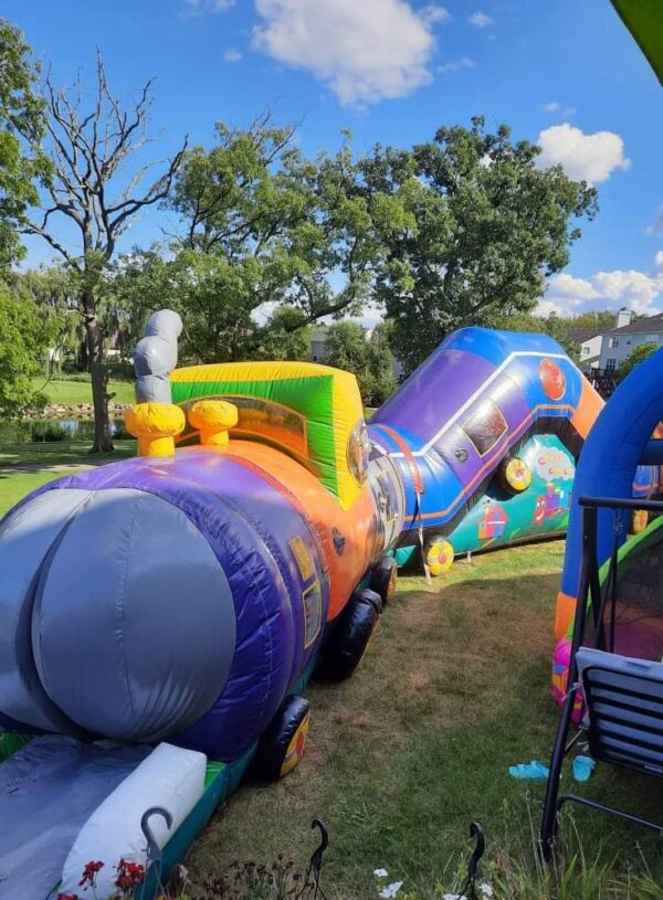 Bounce house rental Chicago - Crazy train