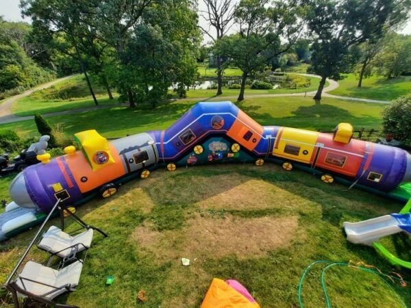 Bounce house rental Chicago - Crazy train